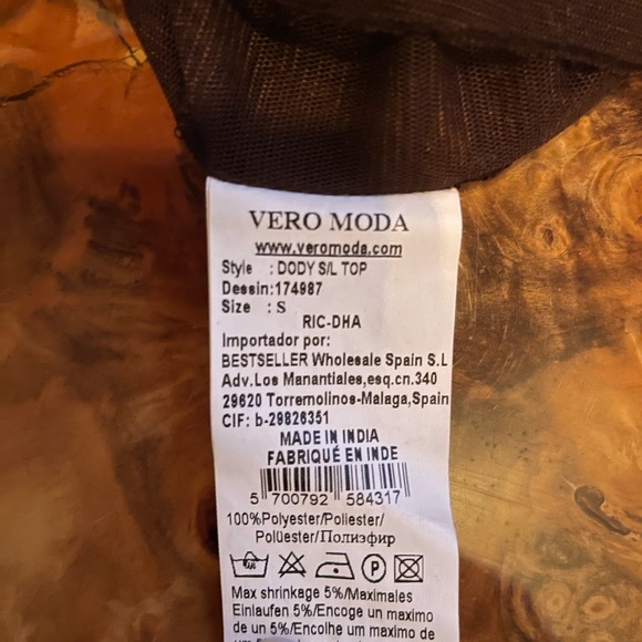 SEXY! Small 2 piece Brown sequins and sheet outfit - Picture 4 of 7